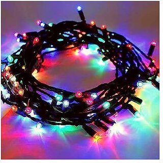 Daybetter 15 Meter 30 Led Decorative Pixel Led String/Rice Light 36 Feet Single Colour Diwali Still Led Ladi String Light For Home Decor Christmas Diwali And Festive (Multi Color) Tar-G1
