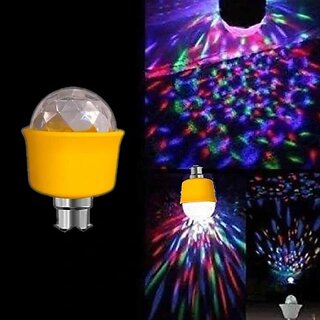 Pack of 2 Temple Bulbs Rotating Disco LED Light Bulbs for Party Decorative Lighting