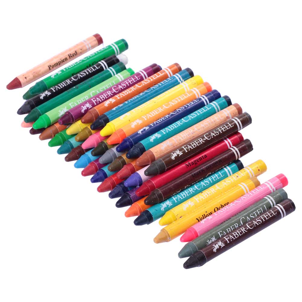Buy Faber - Castell 75Mm Wax Crayons (Pack Of 48) Online @ ₹120 from ...