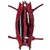 arpera stripes red leather handbag C11340-3A.