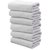 White Cotton Face Towels - 6 Pcs