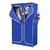 CbeeSo Portable and Foldable Canvas Wardrobe / Cloth Rack (CB160-Royal Blue)