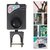 JX-612 105dB Plastic Black Bicycle Alarm Security Anti-Steal Lock