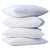 iLiv White Polyster Fiber filed Vacuum 4 Pillows White