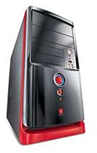 iBall Baby 315 cabinet with SMPS - Black + Red