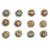 Ariana Floral Earring - Set of 6 Pairs