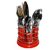 Stylish Round Cutlery Utensil Holder With 4 Sections