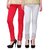 red  white lace plazzo legging(viscose lycra-4 way stretchable)
