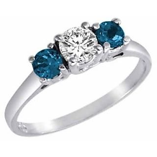 18 KT Gold Plated Solitaire Diamond Ring (Option 3)