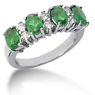 18 KT Gold Plated Solitaire Diamond Ring (Option 6)