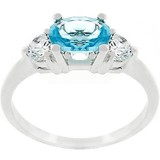18 KT Gold Plated Solitaire Diamond Ring (Option 9)