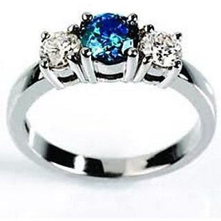 18 KT Gold Plated Solitaire Diamond Ring (Option 24)