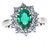 18 KT Gold Plated Solitaire Diamond Ring (Option 18)
