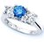 18 KT Gold Plated Solitaire Diamond Ring (Option 23)