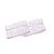 Stylish Flower Design Velvet Bath Towel (Set of Two)