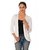 Oviya Women's  White Solid Shrug