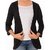 Oviya Women's  Black Solid Shrug