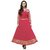 Designer Pink Georgette  Anarkali suit
