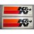 Original K&N Logo Decals Sticker Car Bike supplied along with  K&N Air Filters