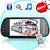 7 INCH REARVIEW MIRROR MONITOR - BLUETOOTH + TOUCH BUTTON