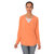 Oviya Women's Orange Solid Tops