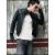 P007 - Italiano TUCCI Vintage Slim Fit  Men's Designer Semi Leather Jacket