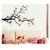 Asmi Collections Wall Stickers Wall Stickers Tree Orange Love Birds