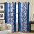 White,Pink Polyester Door Eyelet Curtain Feet (Combo Of 2)