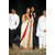 Fabulous Aishwarya Rai White And Red Heavy Saree