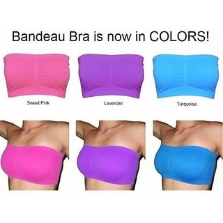 pack of 3 tube bra set for every women