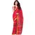 cotton mona red  sarees