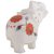 Freshings Alabaster Inlayed Trunk Up Polished Elephant (F-AE-3)