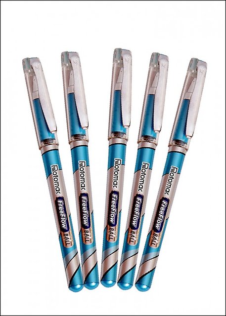 ROTOMAC FREE FLOW BALL PEN SET OF 5