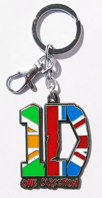 One Direction Metal Key Chain