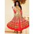 Designer Two Tone Embroidered Georgette Churidar Suit