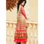 Designer Two Tone Embroidered Georgette Churidar Suit