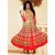 Designer Two Tone Embroidered Georgette Churidar Suit