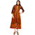 Rumourss Fancy Design Bollywood Top Women Dress Orange