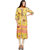 Rumourss Cotton Silk yellow Fancy Design Bollywood Top Women Dress