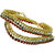Red Golden Designer Kundan Brass Payal Anklet -101