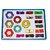 Fashion Ribbon Watch Gift Set - One Watch 12 Ribbons 6 Frames - Multicolor