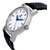 Fogg Fashion Store Round Dial Black Leather Strap Quartz Watch For Men