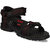 Lakhani Touch Black & Red Sandals