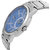 Fogg Round Dial Silver Metal Strap Men Quartz Watch for Men