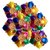 Unique Arts Designer Diyas Multicolour Petals shaped - Set of 8 diyas