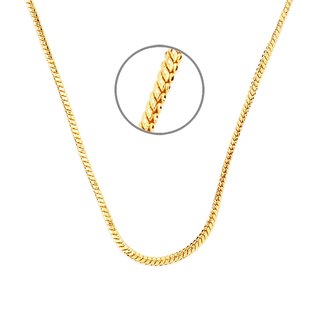 18CT PURE GOLD AND RODIUM COATED CHAIN FOR MEN AND WOMEN