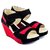 Black and Red fancy sendal