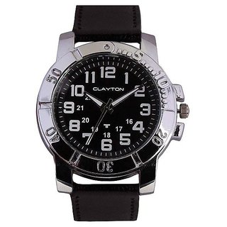 Buy Clayton Watch Sports Model Black For Men's CW017 Online @ ₹999 from ...