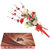 Chocoline Assorted Premium Chocolate Combo Festival Gift Pack Of 24 Pieces Chocolate Box And Chocolate Bouqet with 4 Heart Shaped Chocolates