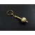 Brand New Lord Hanuman Gada Mace Golden Tone Keychain Chain bike car Key Ring